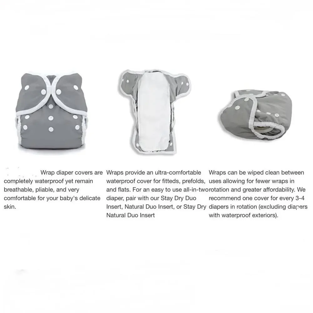 New!  TGQ Baby, Infant Girl Cloth Waterproof Pinless Diaper Snap On Cover